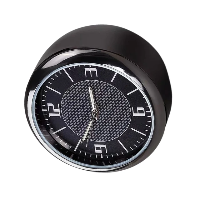 Car Clock Ornaments Battery Operated Air Vents Outlet Watch Pointer Display  Mini Decoration Clock Luminous Clock Car Accessories