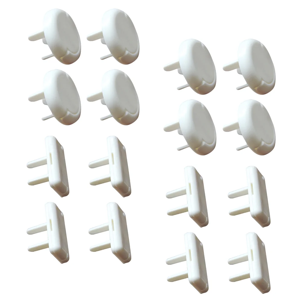 Kit Socket Protection Cover Child Proof Outlet Baby Electrical Protector Corner White Plug