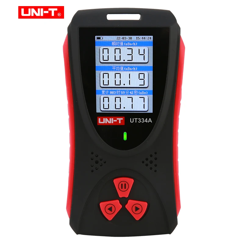 

UNI-T UT334A Electromagnetic X-ray Beta Gamma Detector Radioactivity Tester Radiation Dose Alarm Meter