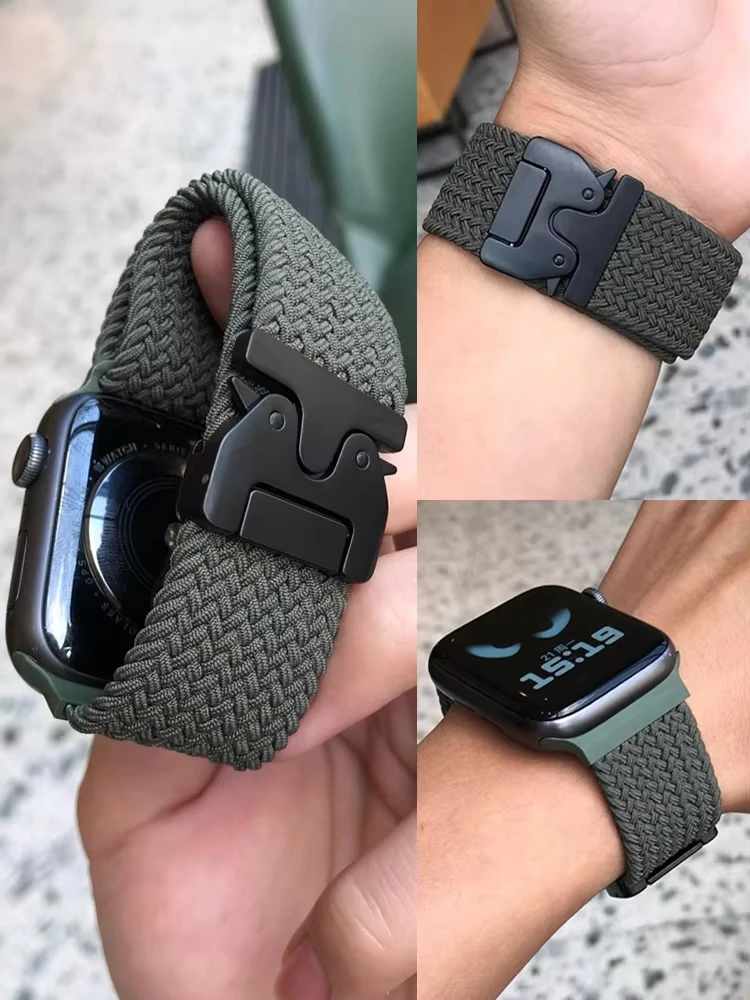 Braided Parachute Strap Bracelet