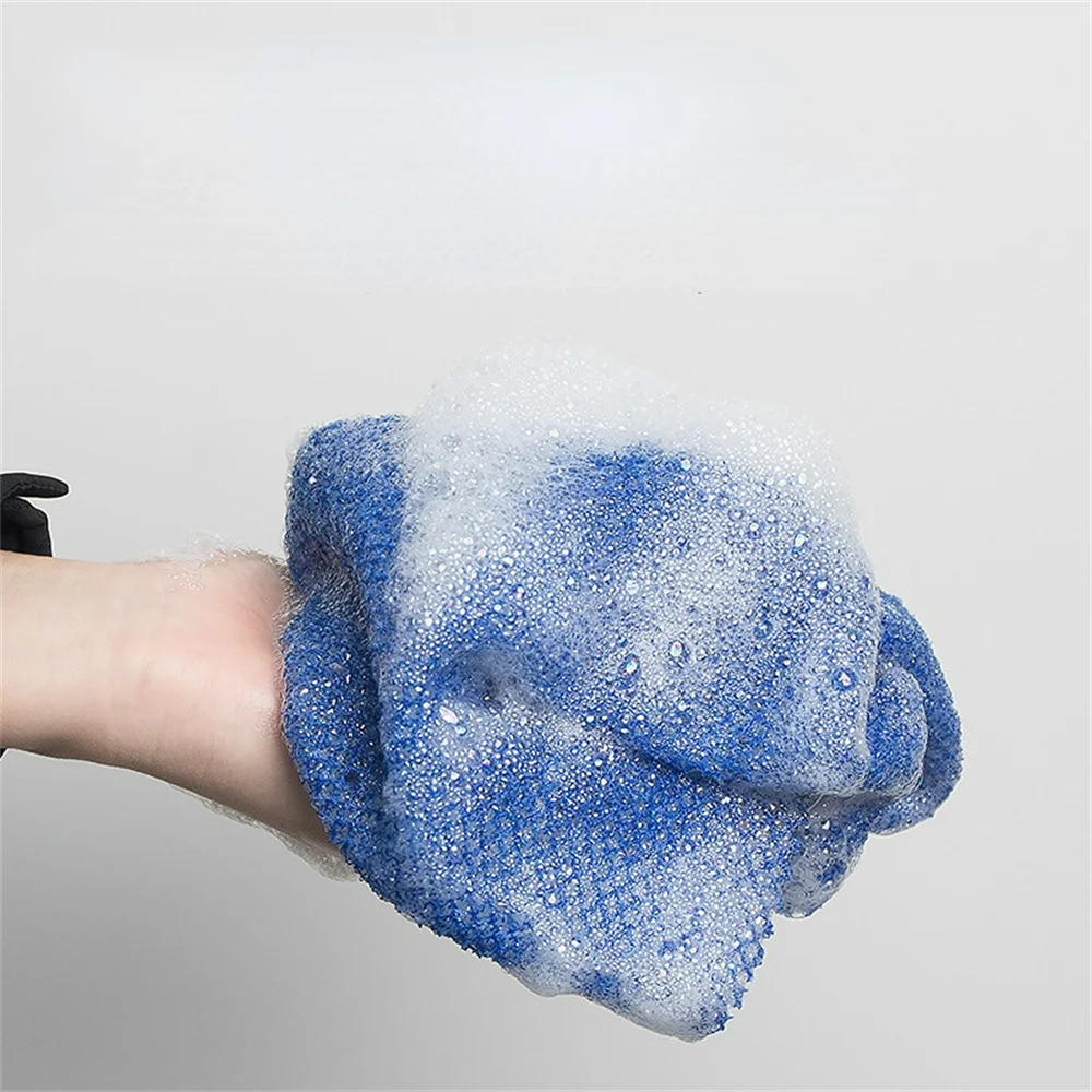 African Net Long Bath Body Exfoliating Long Net Shower Body Scrub Back Scrubber Skin Smoother Beauty Skin Bath Wash 30X80cm 3