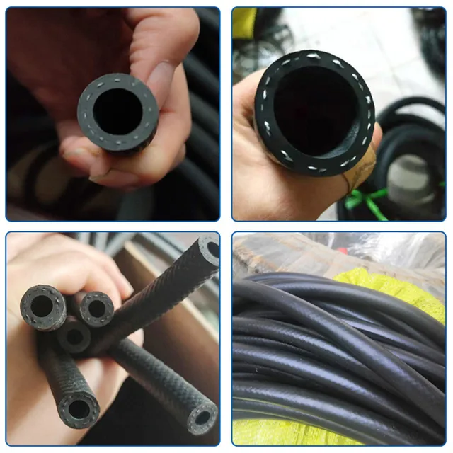 1M สีดํา ID 3 ~ 32 มม.NBR Smooth สายยางไนไตรล์สําหรับยานยนต์และรถจักรยานยนต์เครื่องจักรท่อยืดหยุ่นแรงดันสูงท่อ 1
