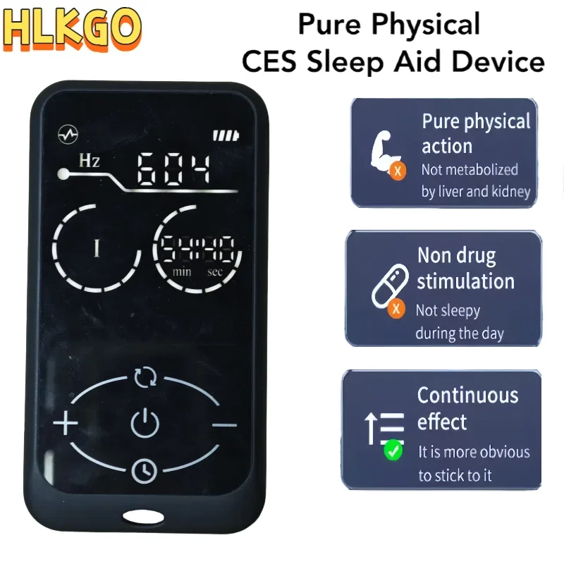 Vagus Nerve Stimulation Sleep Therapy, Ear Clip Device for Fast Sleep and Anxiety Depression Management