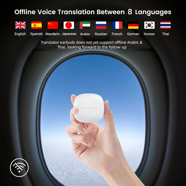 Auriculares traductores de idiomas,Auriculares traductores de idiomas 144 Auriculares  traductores Auriculares traductores inteligentes Funcionalidad versátil