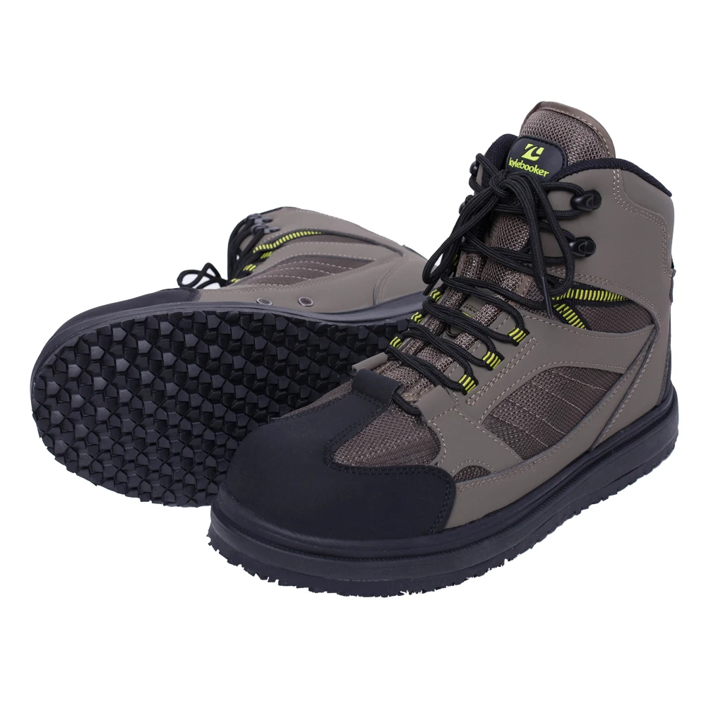 Stivali Da Pesca Professionali Uomo Con Suola In Feltro, Fodera In Neoprene, Occhielli Antiruggine, Per Pesca A Mosca - 3