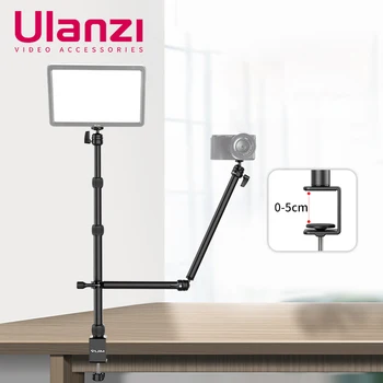 VIJIM LS10 LS11 카메라 마운트 데스크 스탠드 유연한 보조 지주 팔 오버 헤드 카메라 웹캠 테이블 사진 스튜디오 키트