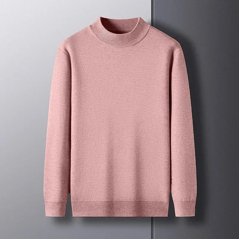Animal Game Autumn Women's Mock Neck Sweater Knit Pullovers Thick Turtleneck Sweater Winter Warm Woman Jumper Fit Basic Knit Tee