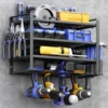 Four-layer Wall-mounted Power Tool Storage Rack Heavy Duty Floating Tool Rack Handheld Electric Drill Storage Rack 1