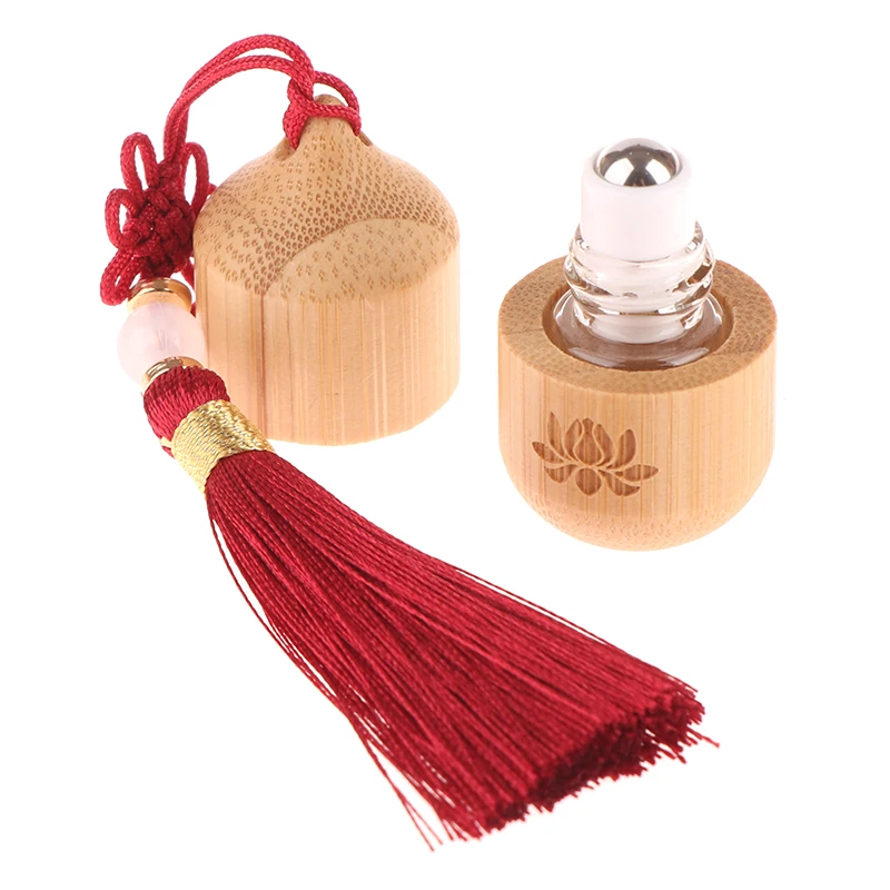 1 ml Bambusroller, leere Flasche, Hautpflegebehälter, alter Stil, Roll-on-Flaschen, kleines Parfüm, ätherisches Öl – Detail 14