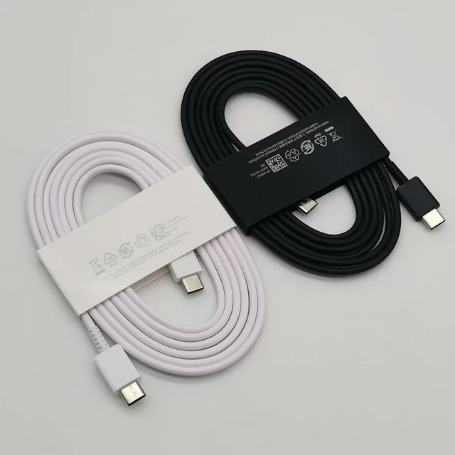 Cable Usb de Tipo-C A Tipo-C Samsung 1.8m 5a Blanco