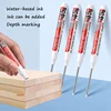 7/8/9/10PCS White Water-Based Long-Tip Marker, 45MM Multi-functional Deep Hole Marker Pens, 1.0MM Fiber Nib 6