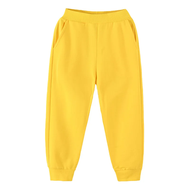 Boys Girls Sweatpants Red Orange Black Yellow Blue Kids Children's Pants Baby Cotton Long Pants School Uniform Spring Autumn girls pants boys pants kids pants girls trousers