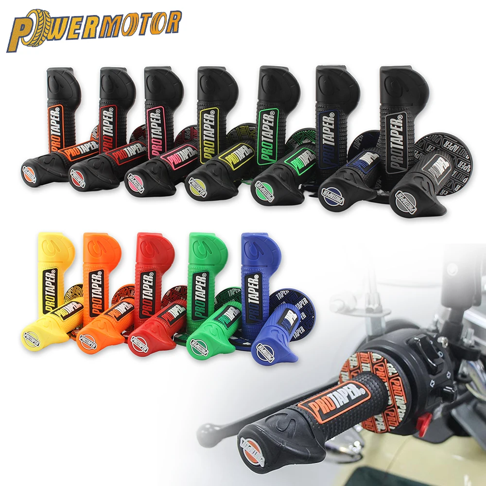 

Motorcycle Protaper Grips Dirt Bike Motorcross Handlebar Grip Pro Taper Rubber for KTM Yamaha Honda Kawasaki 7/8" Brake Hands