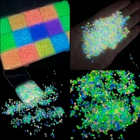 2.5mm High-Quality Luminous Glass Rice Beads for Premium DIY Jewelry Bracelets Necklaces Accessories 10g/Bag≈700pcs Aperture≈1 - Image 4