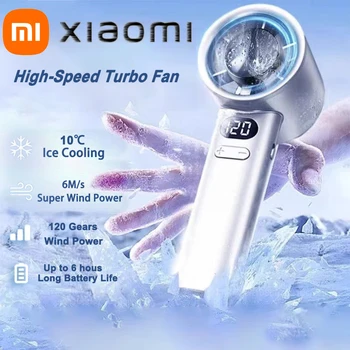 Electric Handheld Mini Fans Ice Compress 1