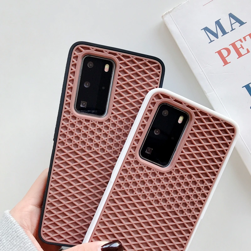 Rainbow Colorful Waffle Case for Xiaomi Redmi Note 11 11S 10S 10