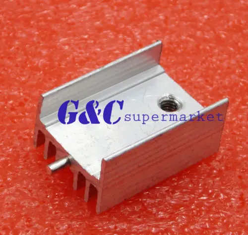 

10 шт., алюминиевые радиаторы 21x15x0 мм
