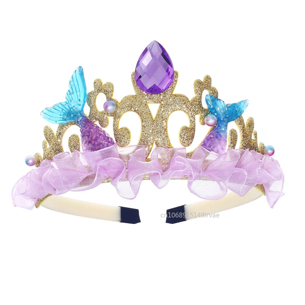 Mermaid Birthday Girl Magic Wand Mermaid Party Crown Under The Sea Party Sea Animal Party Decor Girls Favor