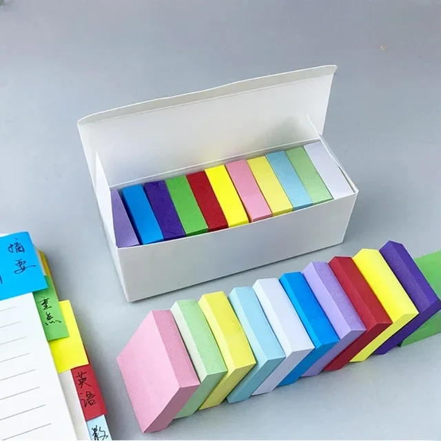 11 Pcs Fluorescent Color Sticky Notes Posted It Note Pads Planner Stickers Notepad Memo Pad for School Office Supplies 2