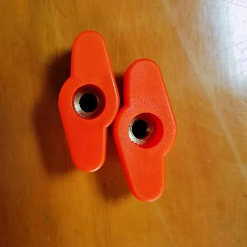 thumb nuts wing nuts 5pcs/lot M4 M5 M6 M8 37# S type Plum Bakelite Hand Tighten Nuts