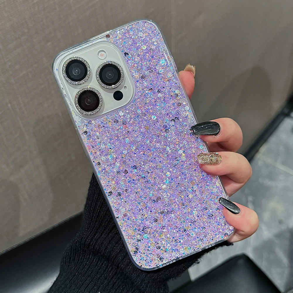 Luxury Glitter Sequins Shiny Bling Soft Silicone Case