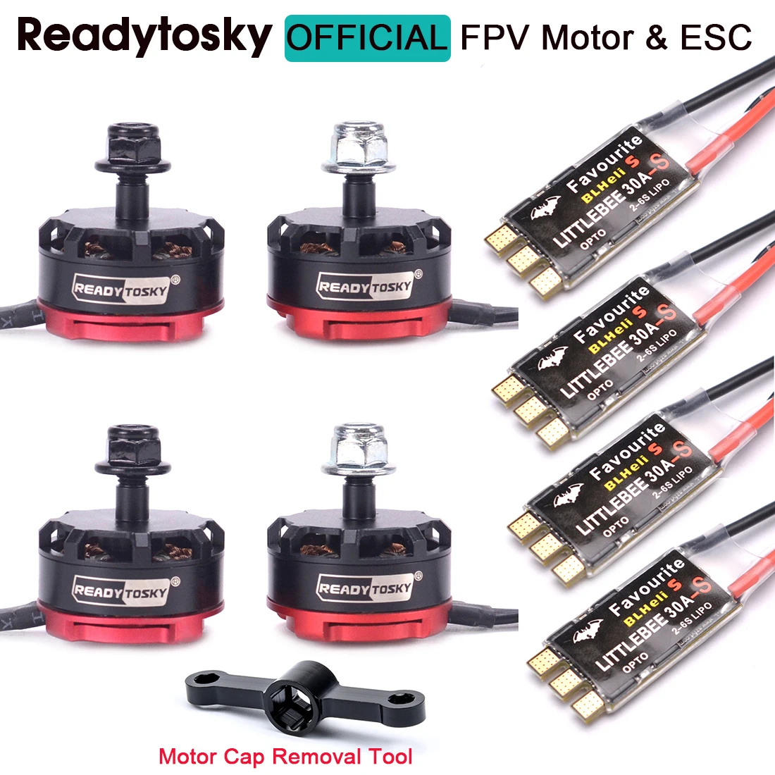 Rs2205 2300kv 2205 Cw/ccw Brushless Motor Fvt Littlebee 30a-s Esc ...