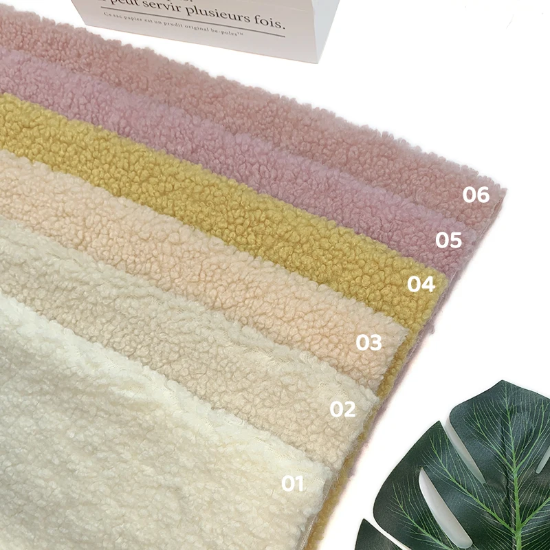 1pcs 45x50cm 테디 플러시 부드러운 세분화 된 플러시에 대한 새로운 패브릭 DIY 수제 재료 의류 장난감 양고기 양모 패브릭 무료 배송