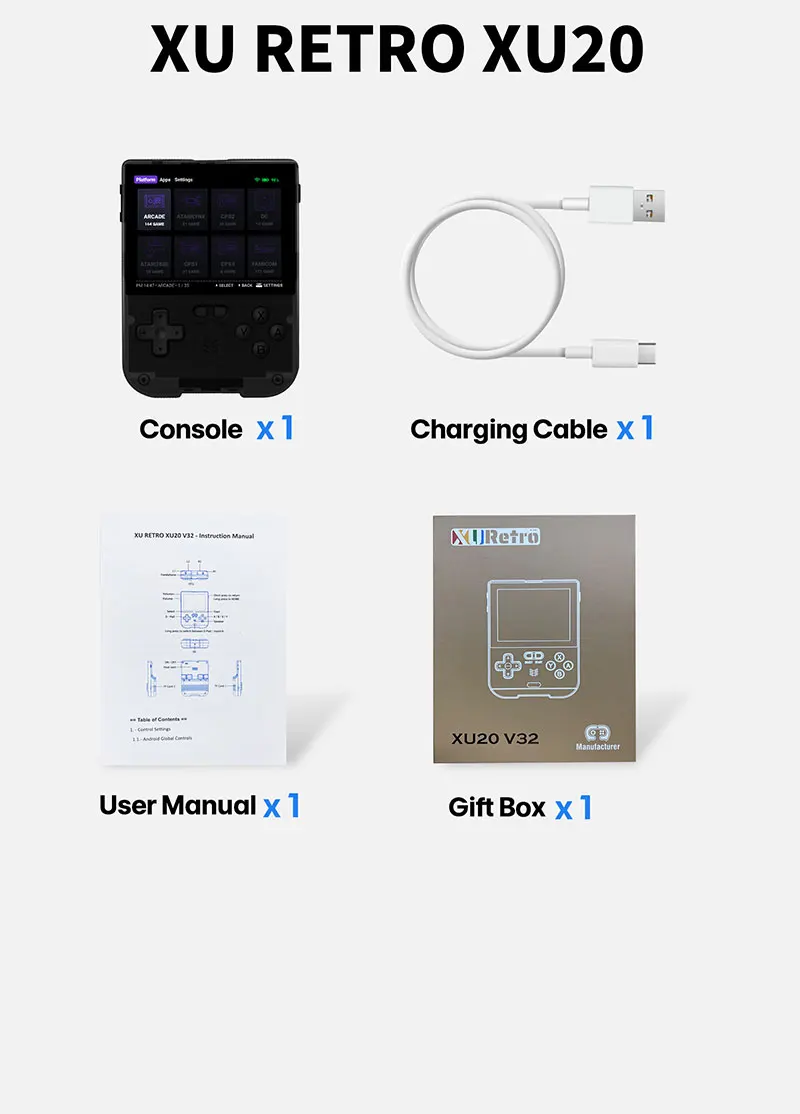 Console de jeux portable android coopreme xu20 avec écran ips_voghion.com