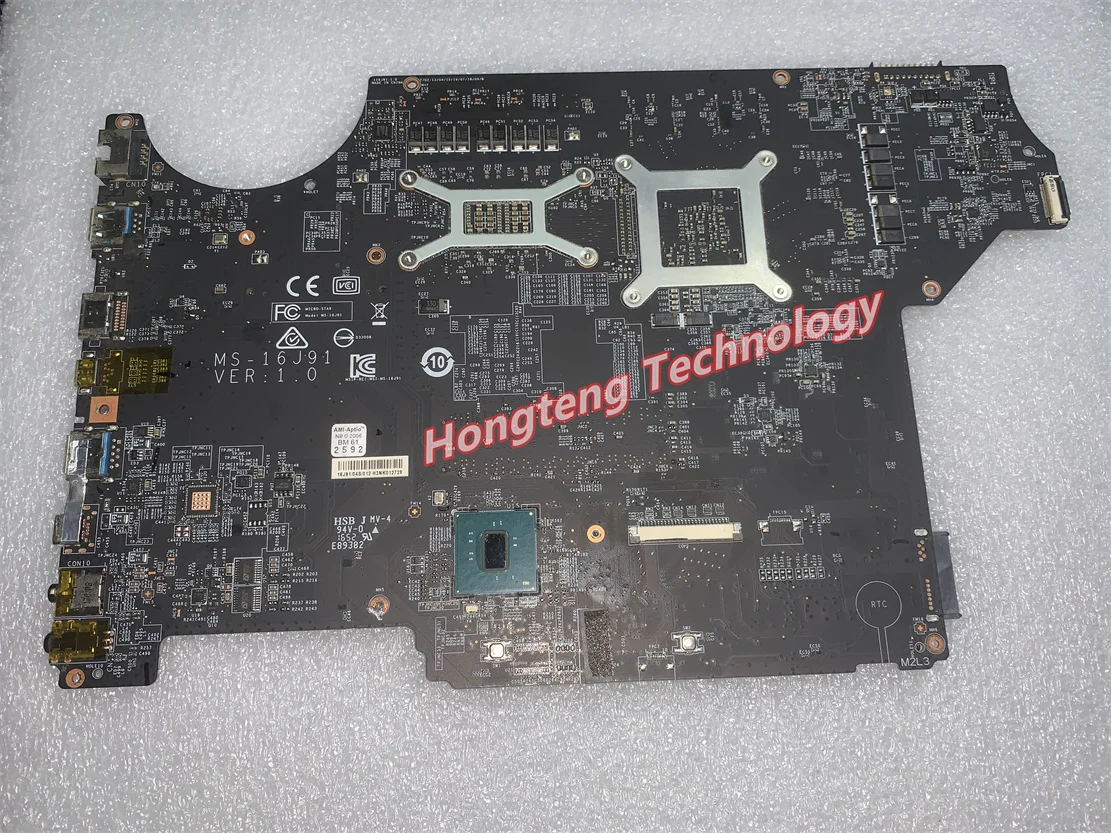 

Фотоматеринская плата для Msi ms-16j91 GE62VR GL62VR GP62VR GV62VR, материнская плата ноутбука с фотографиями и разрешением GTX1050M