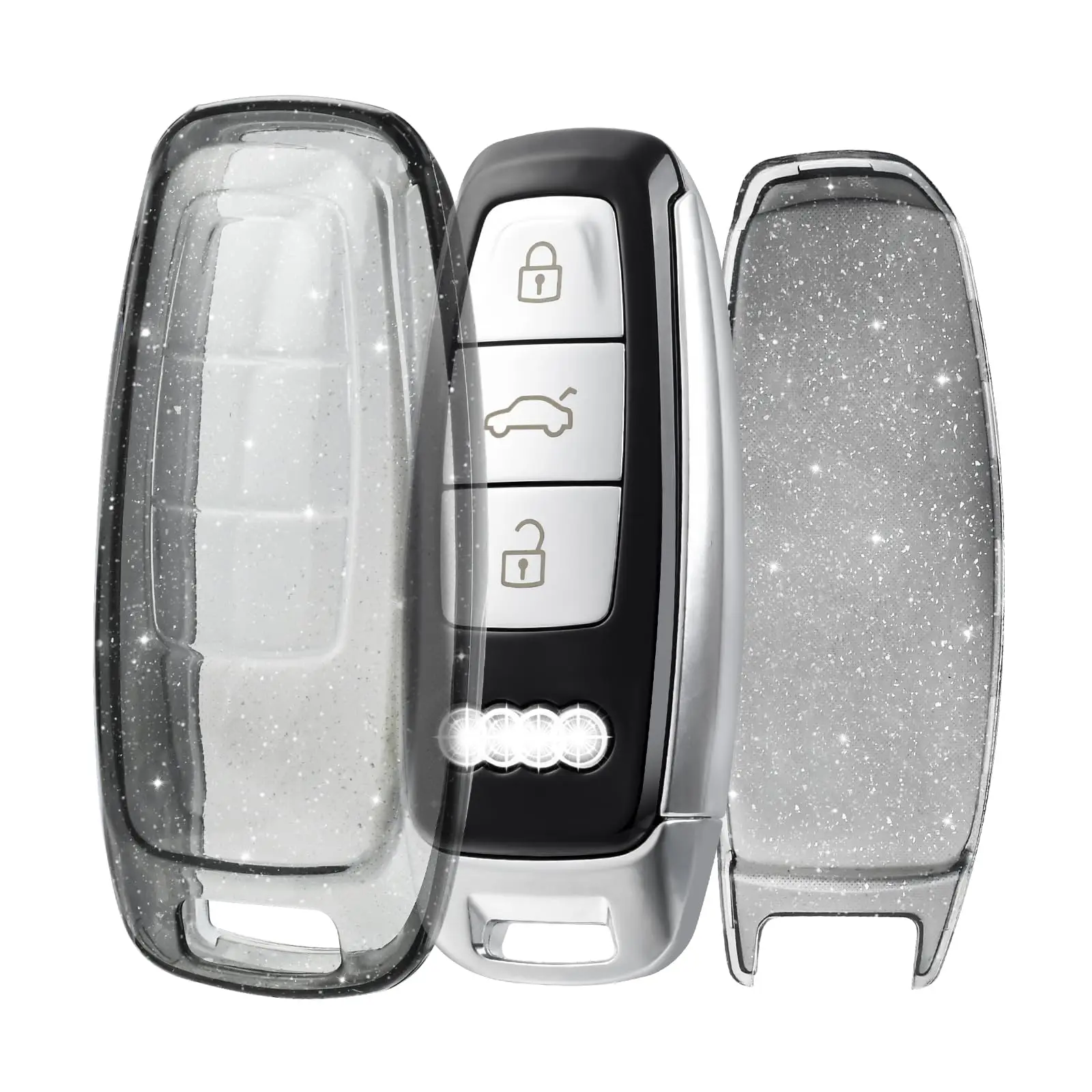 Transparent TPU Car Smart Key Fob Protector Cover