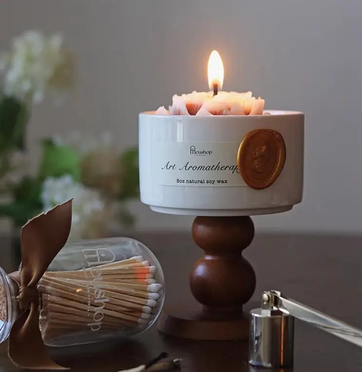 Aromatherapy Candle Gift Box Wedding Gift for Girls Best Friend's Birthday and New Year