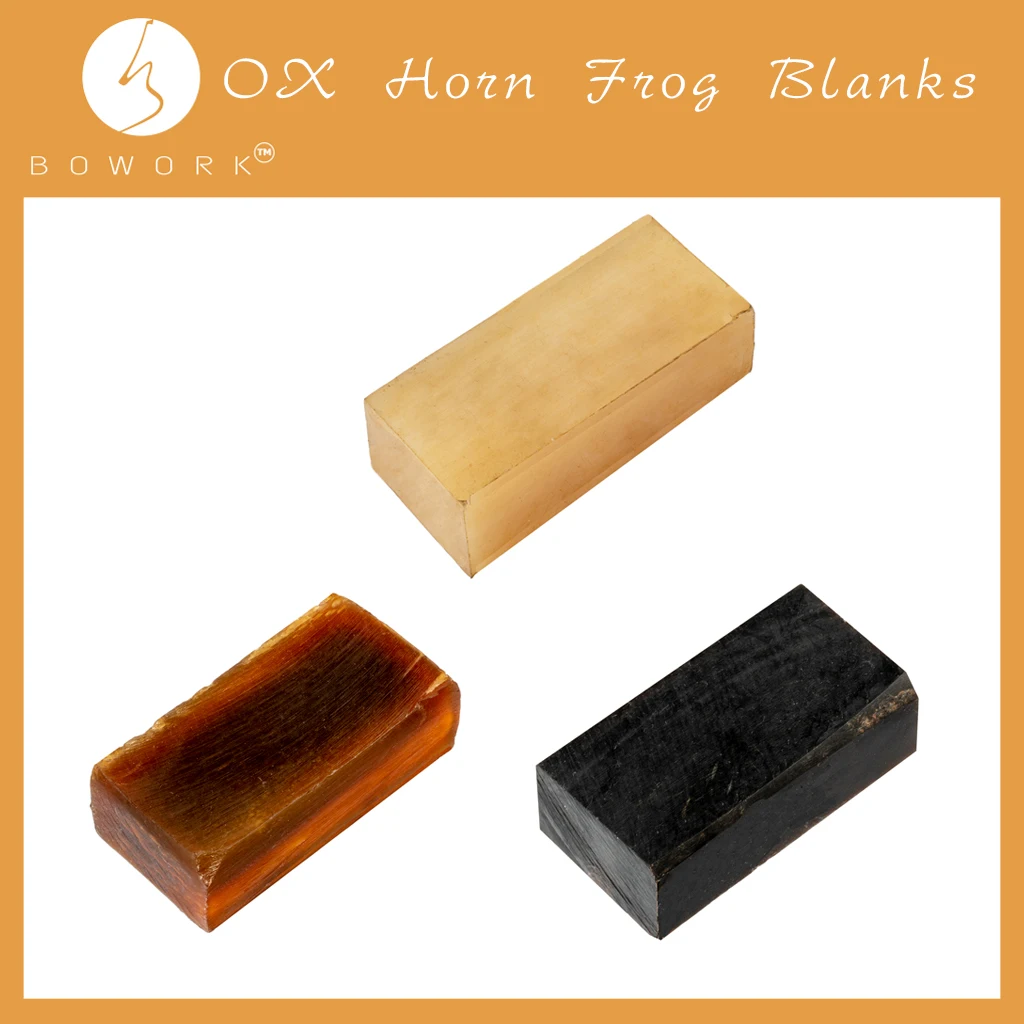 

BOWORK High Quality OX Horn Frog Blanks For Violin Viola Bow Frog Making