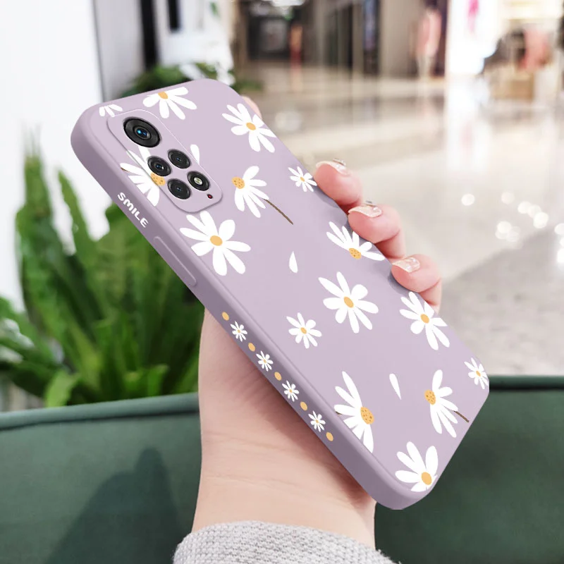 Plain Daisies Phone Case For Xiaomi Redmi Note 13 12 12S 11 11S 11T 10 10A 10T 10S 9T 9 8 7 Pro Plus 10C 9A 9C 9T 4G 5G Cover 4