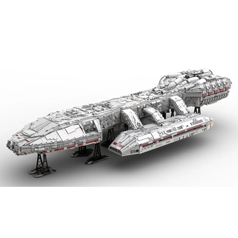 

MOC-144769 космическая крепость Karadiga с высокой степенью сложности Сборная модель игрушка