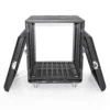 Amplifier Receiver Cabinet Portable PE Plastic Rack Flight Case Shockproof Aviation Box 8U 12U 14U 16U Stage Trunk with Wheels 3
