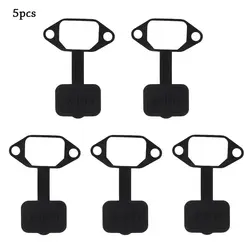Waterproof PVC Dust Plug Cover for Electric Vehicle Charging Port (5pcs)