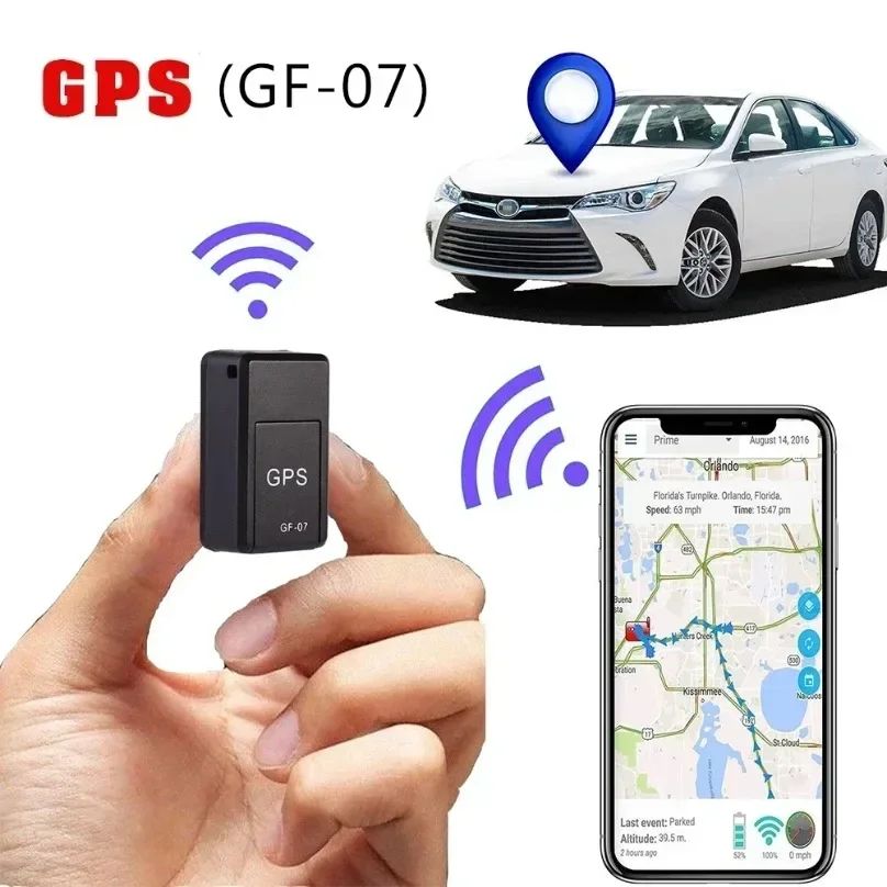 Mini Car GF 07 GPS Auto Tracker Real Time Tracking Anti Theft Anti Lost Locator Strong Magnetic Mount SIM Message Positioner