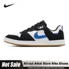 Nike SB Alleyoop White Team Royal Low-top Casual Sneakers CJ0882-104 Breathable Skateboarding Shoes Simple Light Casual Shoes