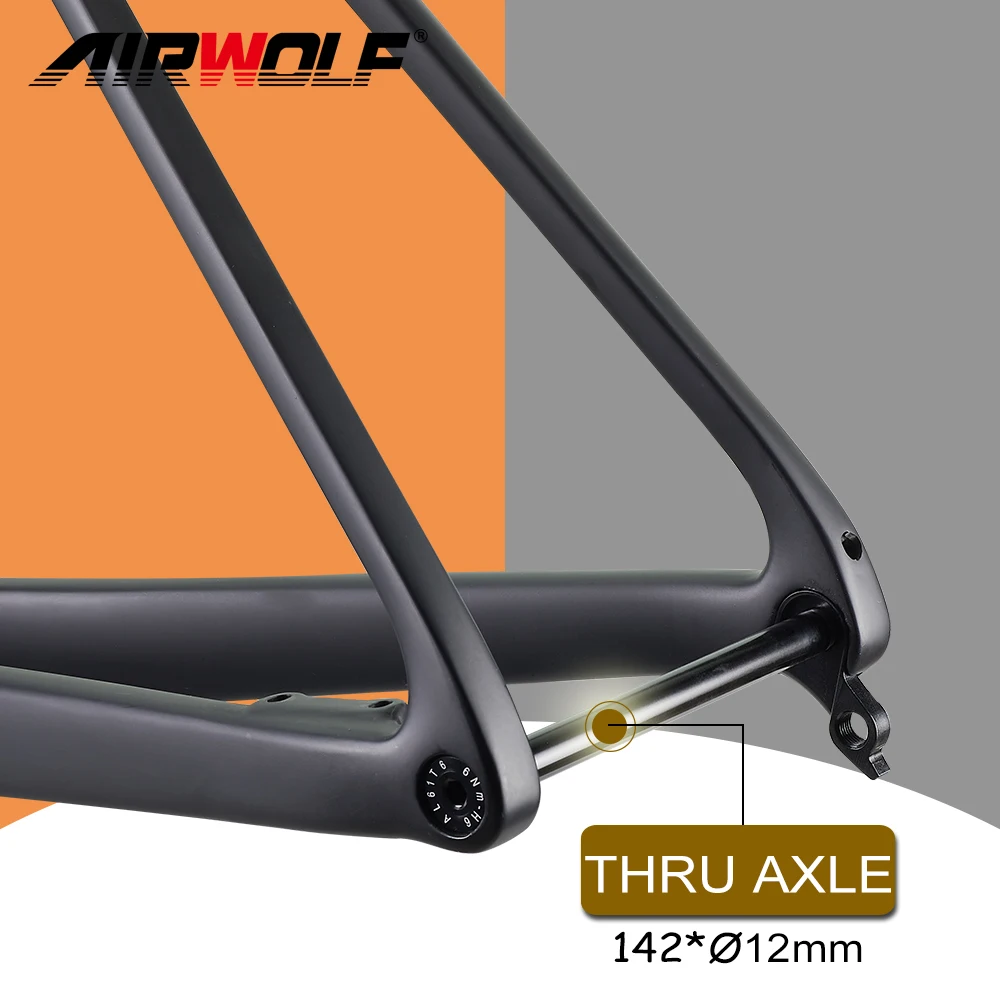Airwolf Super Light T1100 Multicolor Carbon Road Bike Frame Max 700*38C Tires Climbling Road Bike Frame Carbon Bicycle bicycle parts bicycle frame