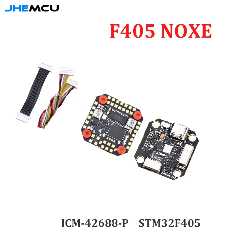 

JHEMCU F405 NOXE Baro OSD BlackBox 5 в 10 в BEC 3-6S Контроллер полета 20x20 мм для FPV Фристайл дроны DIY части