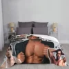 henry cavill photo collage Throw Blanket Soft Plaid halloween blanket 4