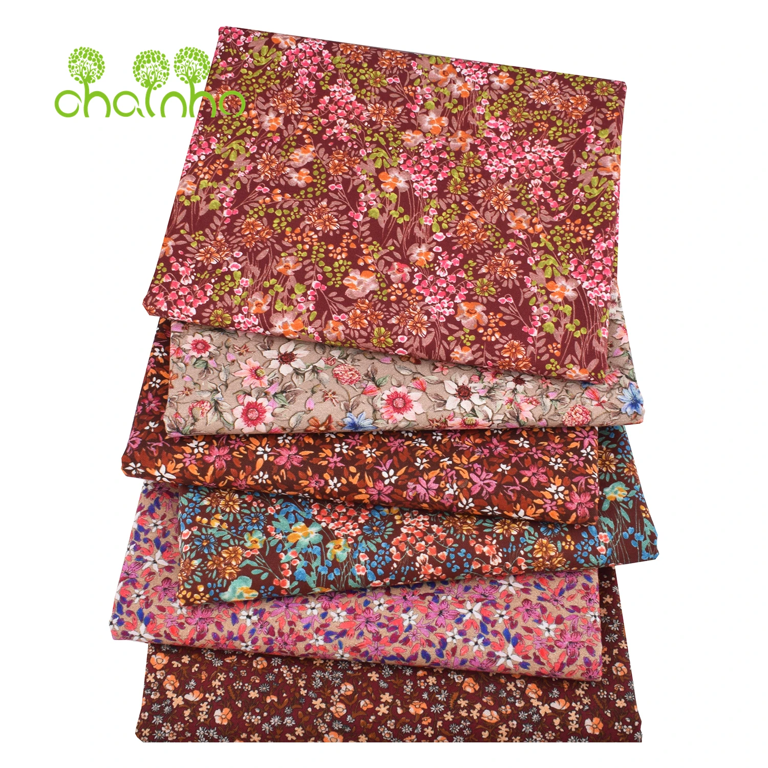 Chainho,Brushed Fabric,Cotton-Polyester,Reactive Dyeing,DIY Sewing Quilting Material For Cushion,Pillow,Sofa,Tablecloth,25MM10