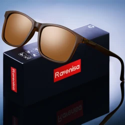 Unisex Polarized Sports & Outdoor Sunglasses (Black)