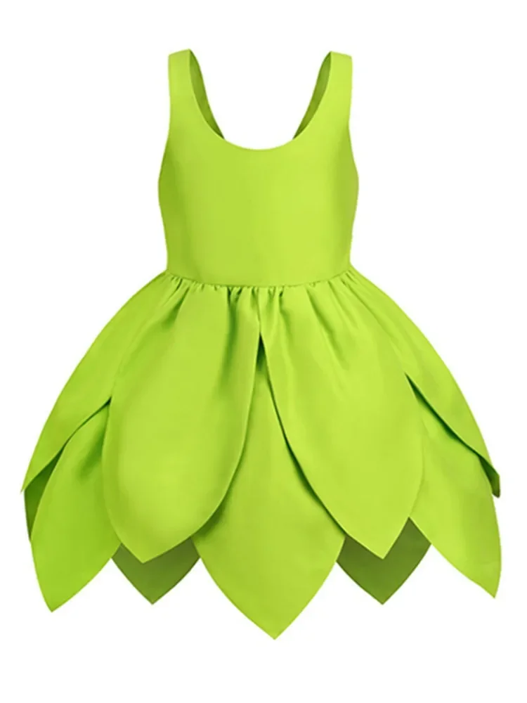 green emerald velvet dress Tinkerbell costume – Fabshi Fashion