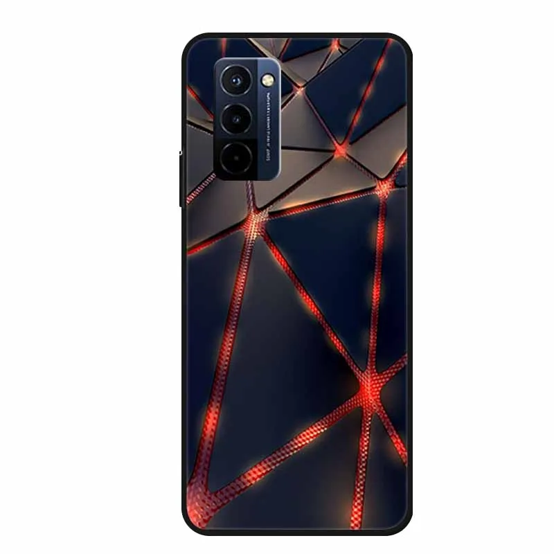 Shockproof Silicone TPU Painted Back Cover - Full Protective Case