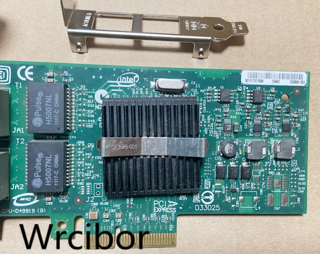 Placa de Rede Gigabit Intel Dual Port Usado Pci-e 9402pt 82571 Chip 412651001 412646-001 0x3959 Placa Lan - Imagem 5