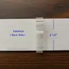Valance Clips 10pcs 2-1/2'' Window Blinds Hidden Clip Clear Plastic for Horizontal Blinds Valance Retainer Holder 3