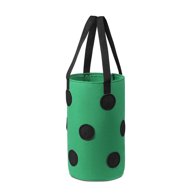 Többfunkciós 1 Db Filcen Lógó Paradicsomnövekedés Táska Fejjel Lefelé Ültető Ültetvényes Növényi Virágnövény Termelés Táskák Kerti Edény - Image 3