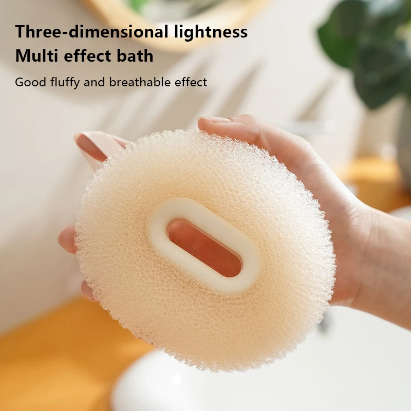 

Soft Sponge Bath Ball Cleaning Brush Shower Supplies Body Cleaner Exfoliating Scrubbers Bath Ball Practical Bathroom Supplies