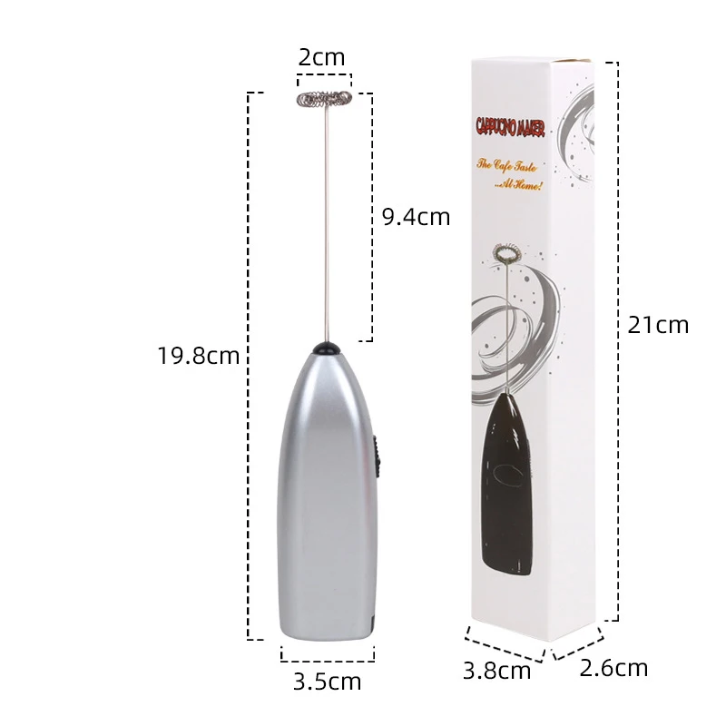 Electric Whisk Handheld Electric Whisk Kitchen Electric Hand Whisk Mixer Coffee Milk Egg Beater Stainless Steel Frother Egg Electric Mini Handle Stirrer